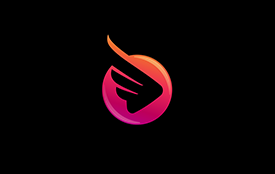 Wings + Circle + Play Button Logo - LOGOS design by 7gone