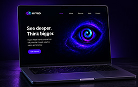 HYPNO EYE WEBSITE - GRAPHIC design by 7gone