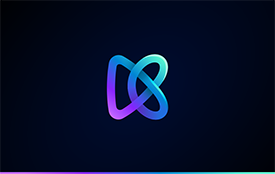 K Letter Mark - infinity play - LOGOS design by 7gone