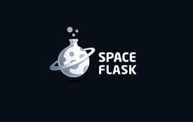 SpaceFlask Logo - LOGOS design by 7gone
