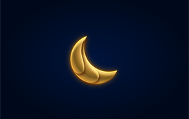 Golden moon  - GRAPHIC design by 7gone