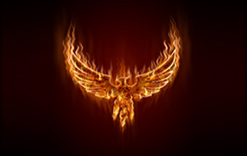 Phoenix From Fire - PRINT design by 7gone