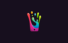 Splashed Phone - LOGOS design by 7gone